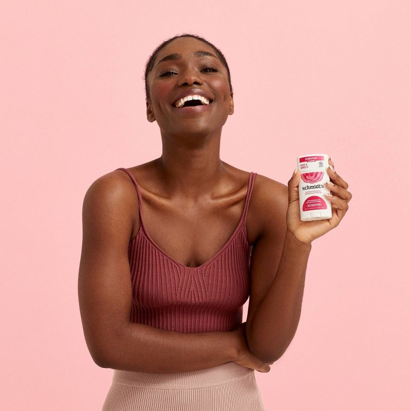 Schmidt's Rose + Vanilla Aluminum-Free Natural Deodorant Stick - 2.65oz