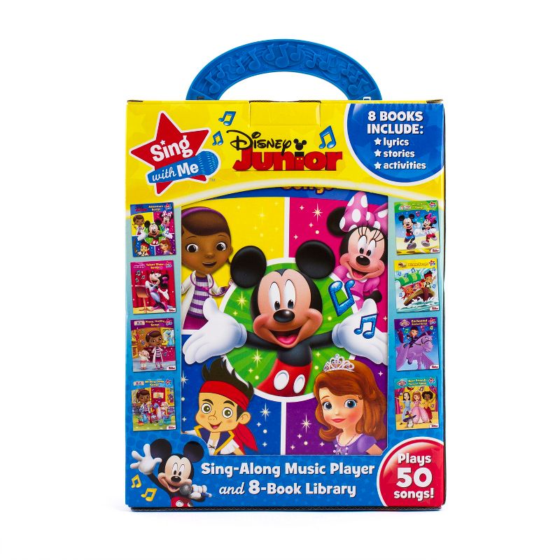 Disney Junior Sing With Me Sing-Along Music Player and 8-Book Library