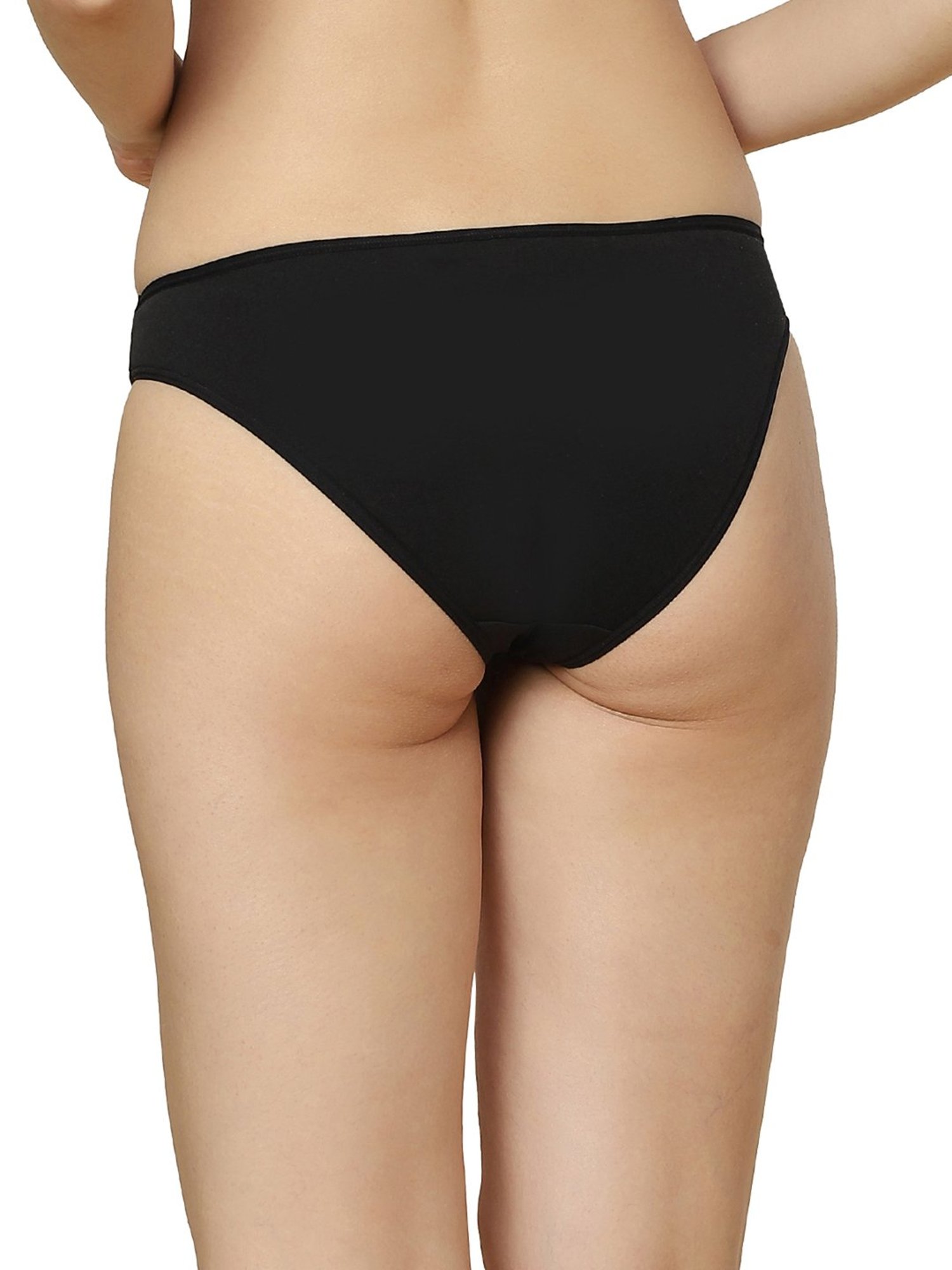 Triumph Red & Black Cotton Panties - Pack Of 3