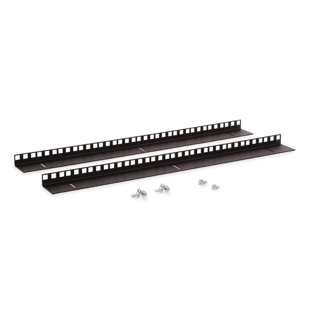 Kendall Howard 12U LINIER&reg; Wall Mount Vertical Rail Kit - Cage Nut
