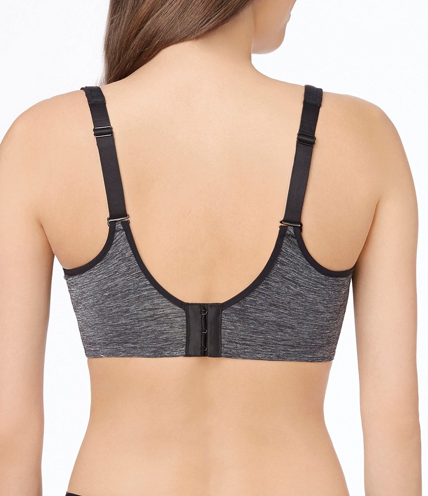 Le Mystere High-Impact Mesh Panel Full-Busted Contour Wire Convertible U-Back to Racerback Sports Bra