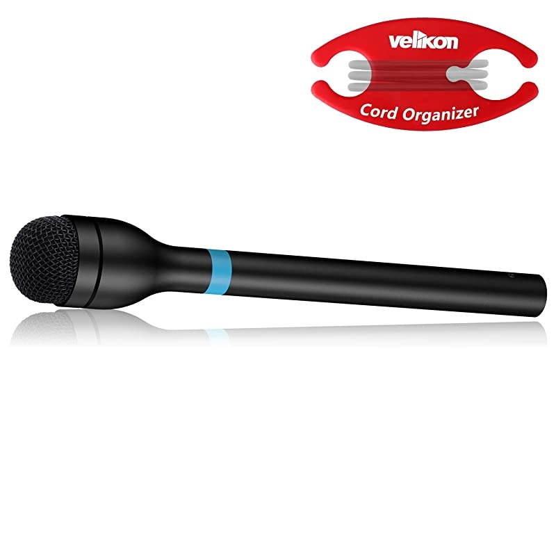 Dynamic Handheld Microphone OmniDirectional Mic for Speeches ENG Interviews Presentations and Music 70Hz15kHz with 3 Pin XLR Connector