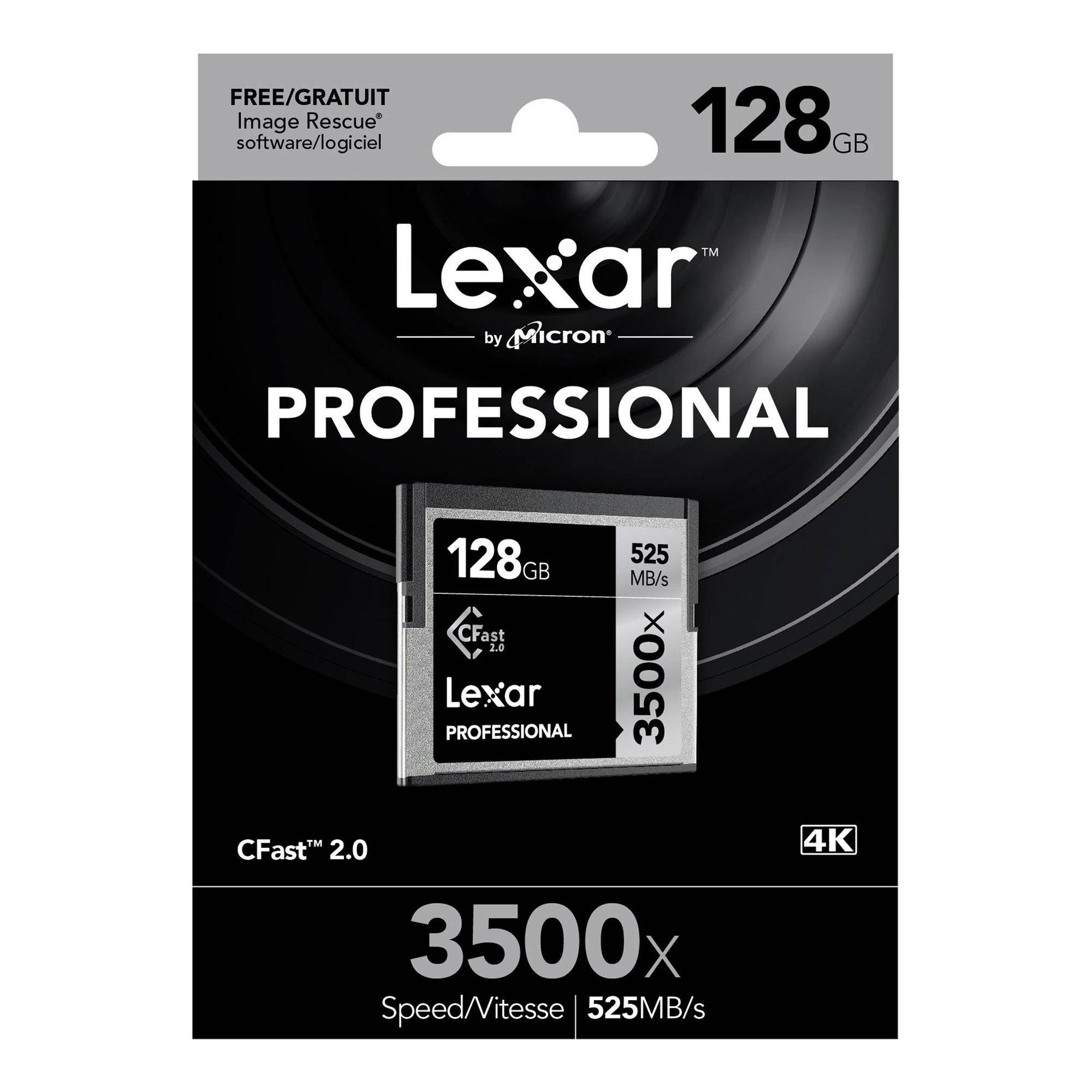Lexar 128GB Professional 3500x CFast 2.0 Memory Card #LC128CRBNA3500