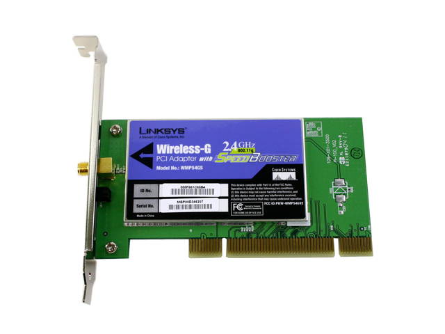 Linksys WMP54GS 32-bit PCI Interface Wireless-G Adapter with SpeedBooster