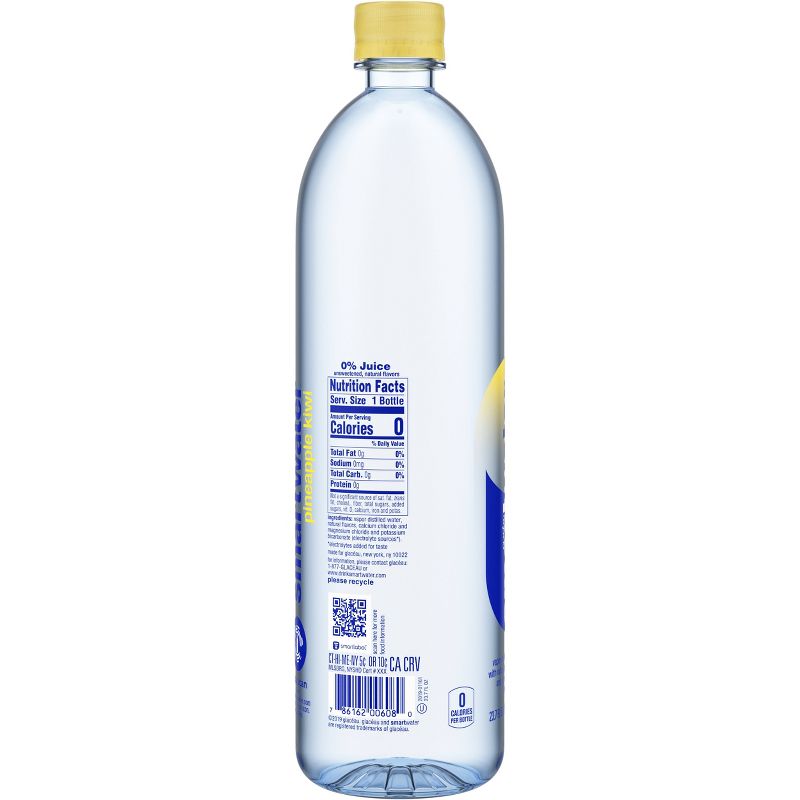 Smartwater Pineapple Kiwi Enhanced Water - 23.7 fl oz Water