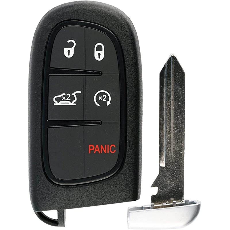 Keyless Remote Start Smart Car Key Fob for Jeep Cherokee 20142019 GQ454T