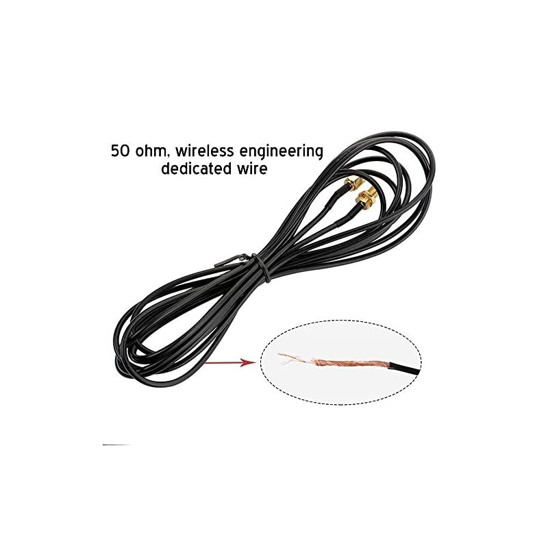 9M30ft RPSMA WiFi Antenna Extension Cable Coaxial Extension Cable Male to Female Connector for Wireless LAN Router Bridge amp Other External Antenna Equipment Not for TV