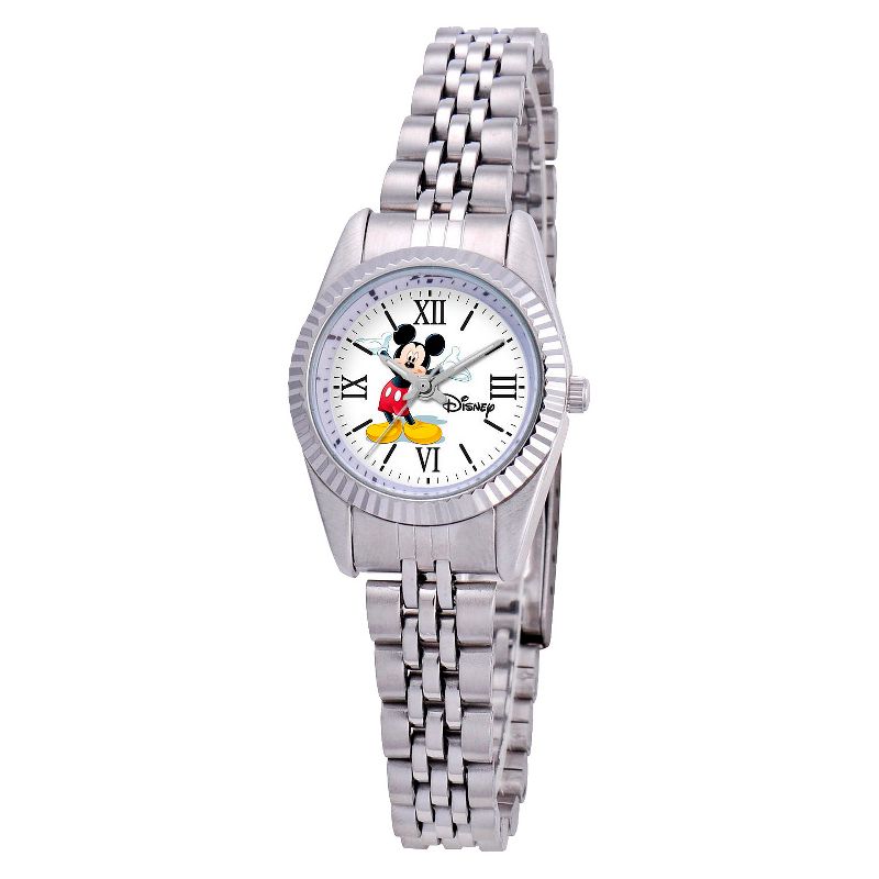 Women's Disney Alice in Wonderland Silver Alloy Watch - Red