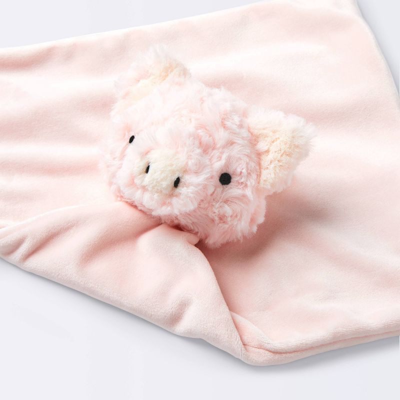 Hudson Baby Infant Boy Plush Blanket with Security Blanket, Boy Gray Fox, One Size