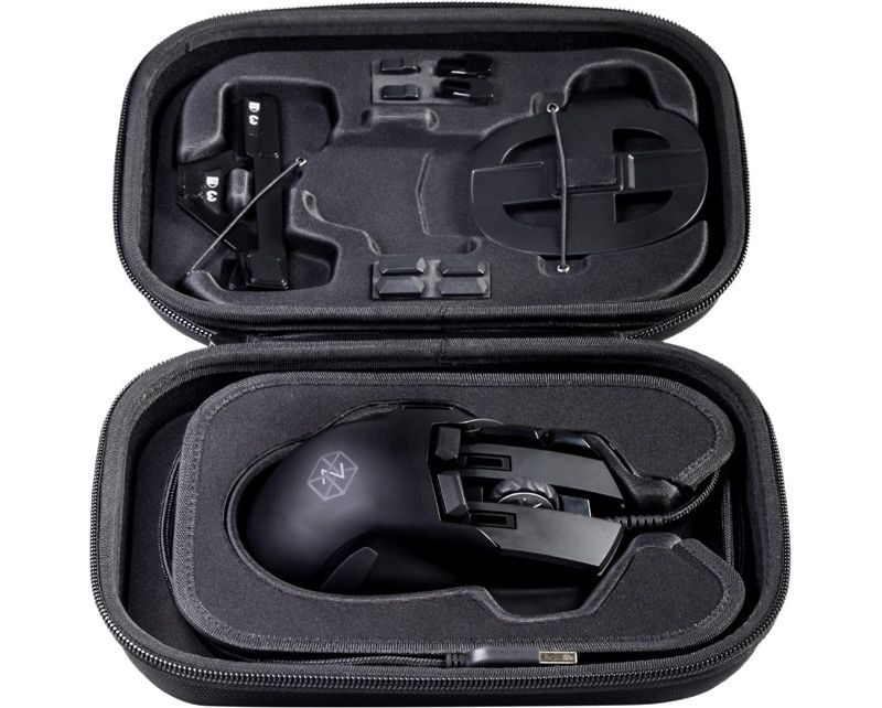 Swiftpoint Z Mouse - PixArt PMW3360 - Cable - Black - USB - 12000 dpi - Scroll Wheel - 18 Button(s) - Right-handed Only