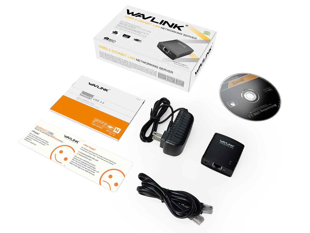 Wavlink 100Mbps Print Server USB 2.0 Printer Network LPR Print Server Share LAN Networking Adapter Hub MFP Printer share printers usb devices over wired ethernet