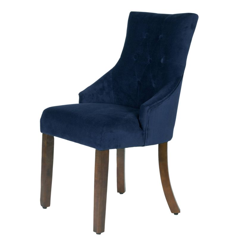 Tufted Accent Chair Blue - HomePop