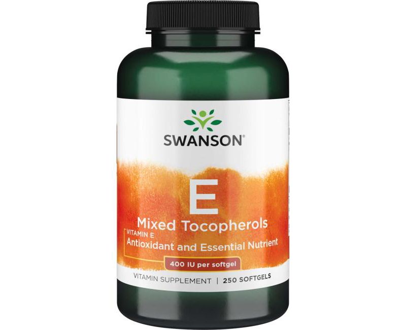 Swanson Vitamin E Mixed Tocopherols 400 Iu 250 Softgels