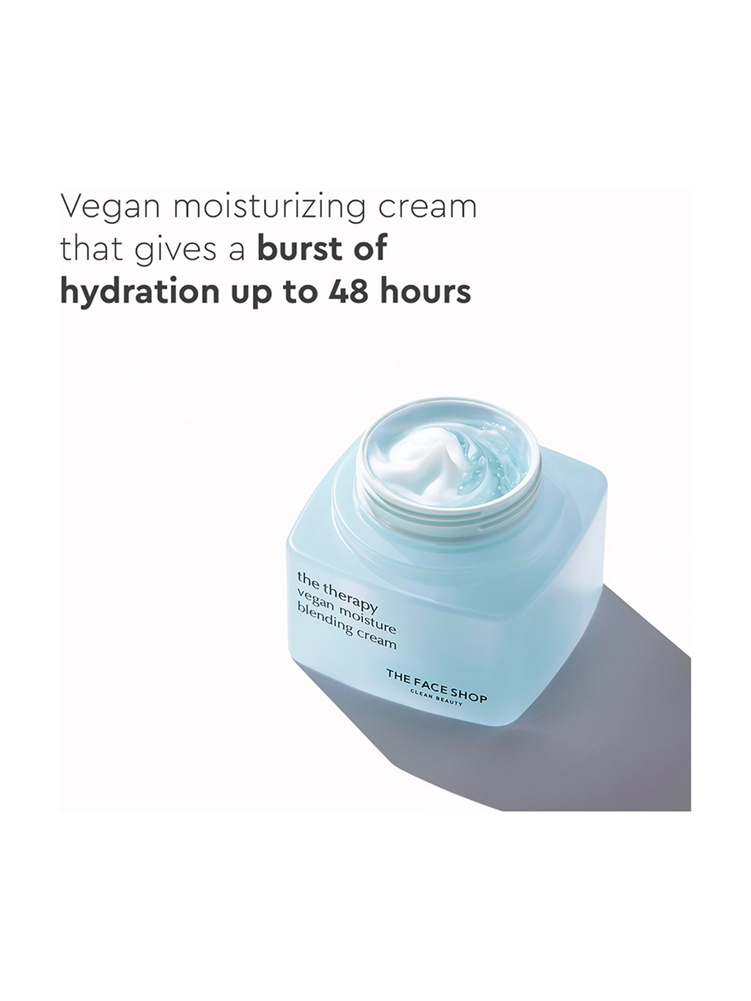 The Face Shop Therapy Vegan Moisture Blending Cream with 48Hr Hydration - 60 ml