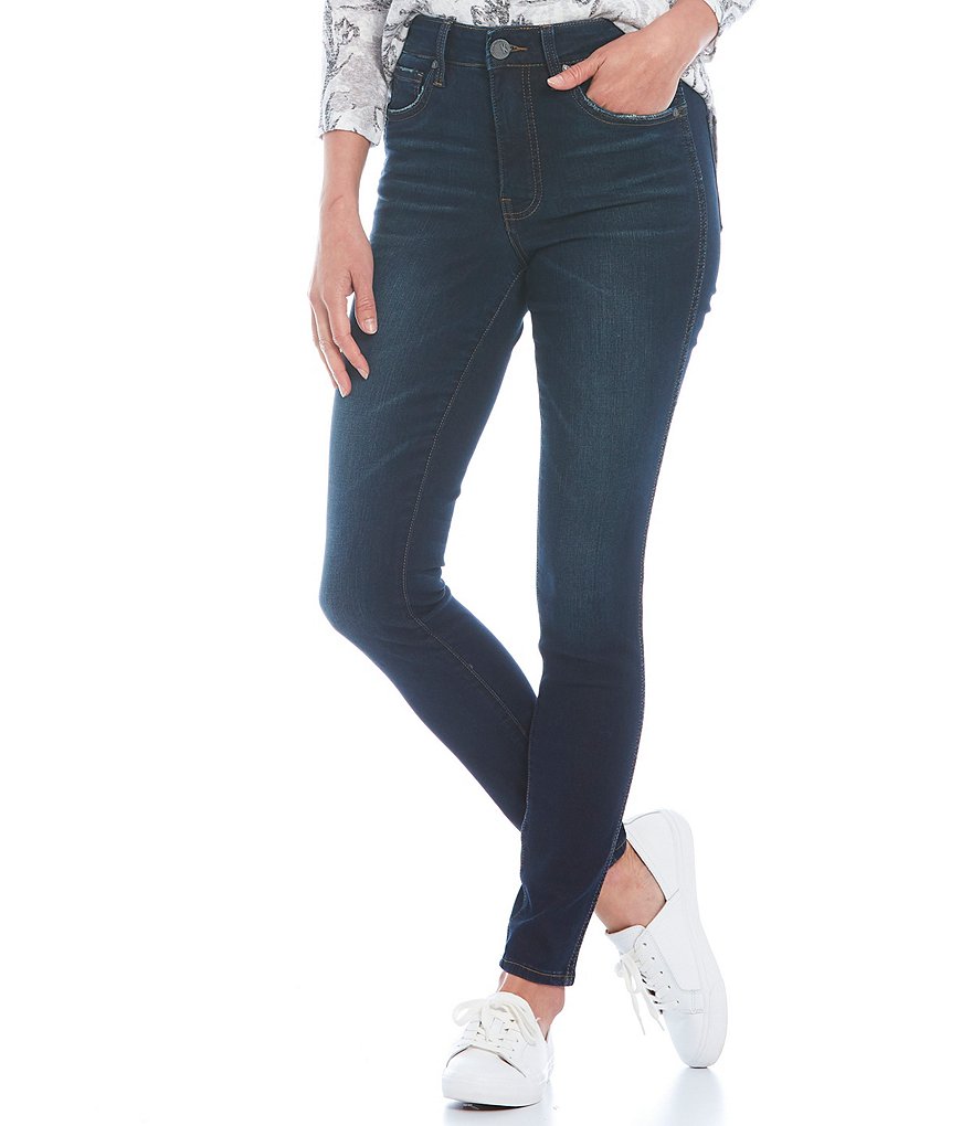 KUT from the Kloth Mia High Rise Fab Ab Fit Technique Toothpick Skinny Jeans