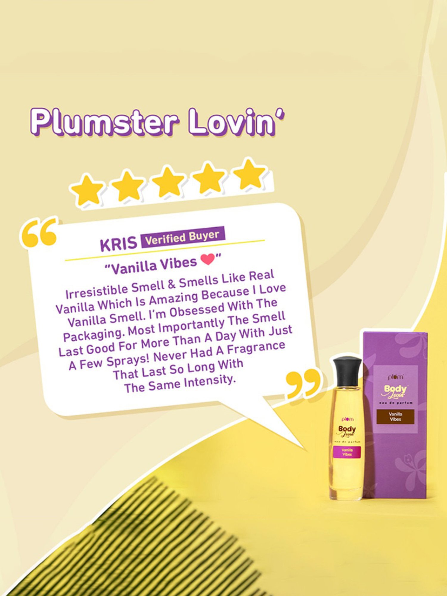 Plum Body Lovin Vanilla Vibes Eau De Parfum - 50 ml