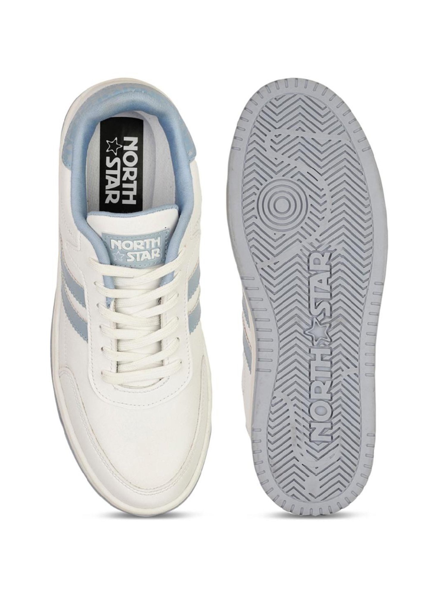 North Star by Bata Women's White Sneakers