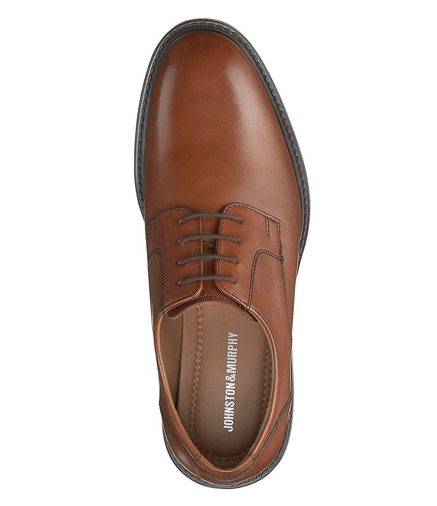 Johnston & Murphy Tabor Plain-Toe Dress Shoes