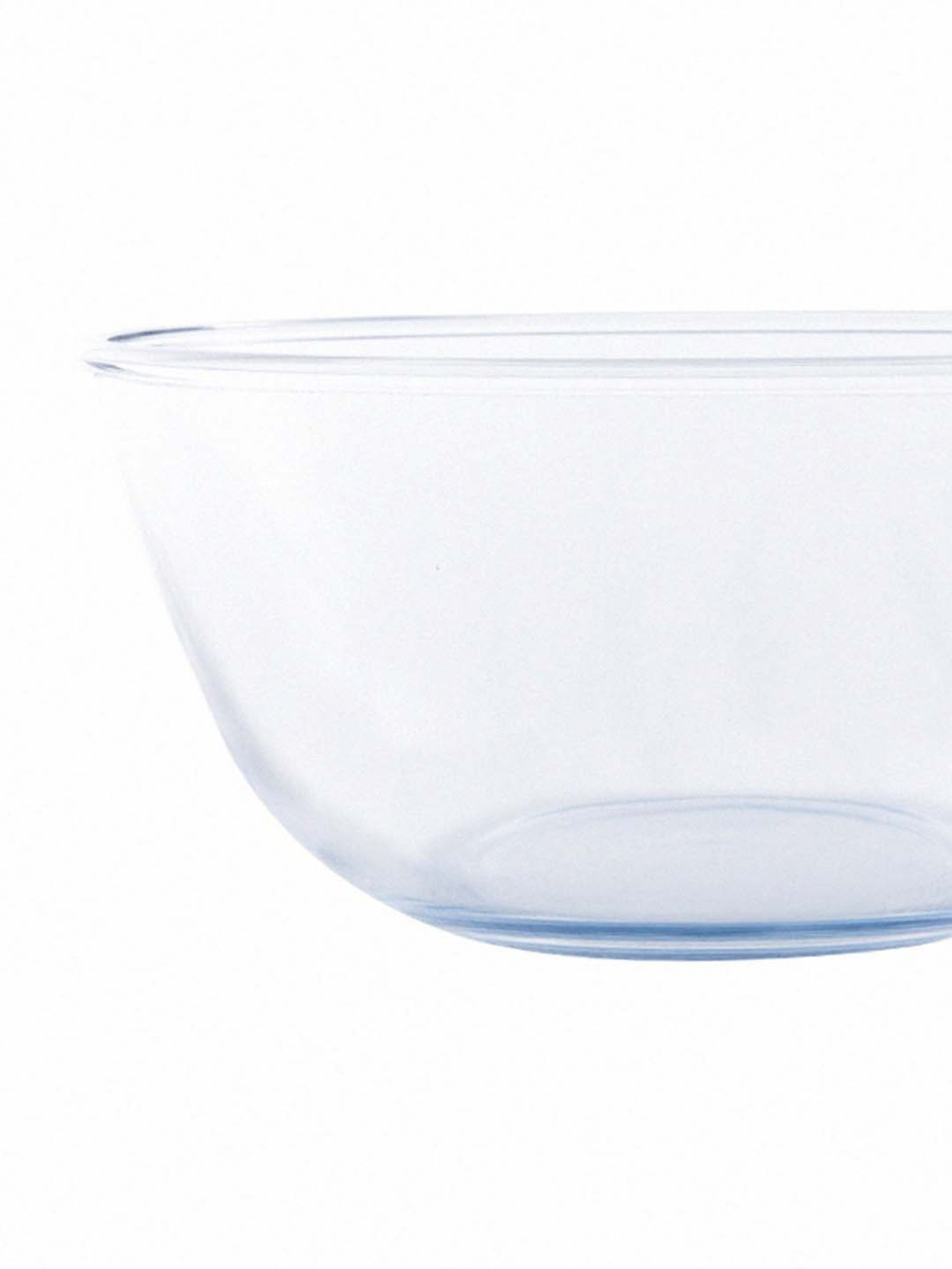 Goodhomes Transparent Glass 27 cm Mixing Bowl (3.7 L) - Set of 1