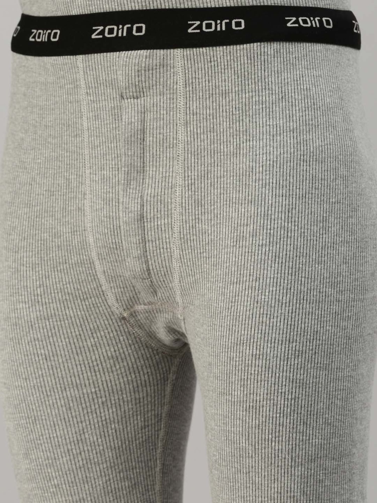 Zoiro Grey Melange Thermal Bottom
