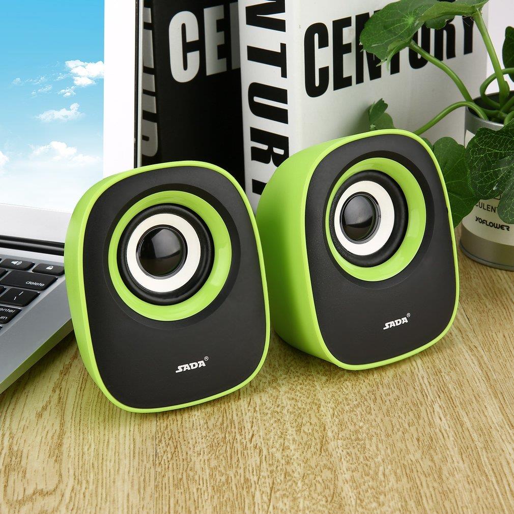 SADA V-106 USB 2.1 Stereo Computer Speaker with Subwoofer for PC Gaming System