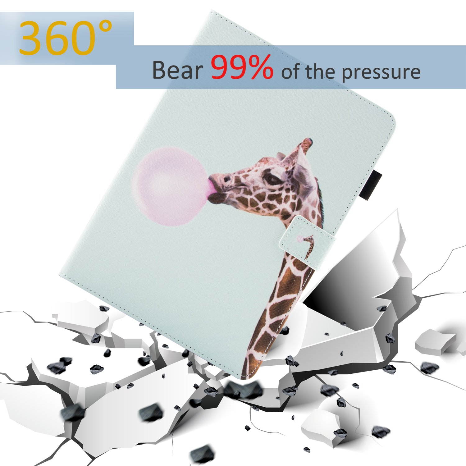 Targus Universal Foliostand Tablet Case for 7-8 Inch Screen, Pink (THD45504US)