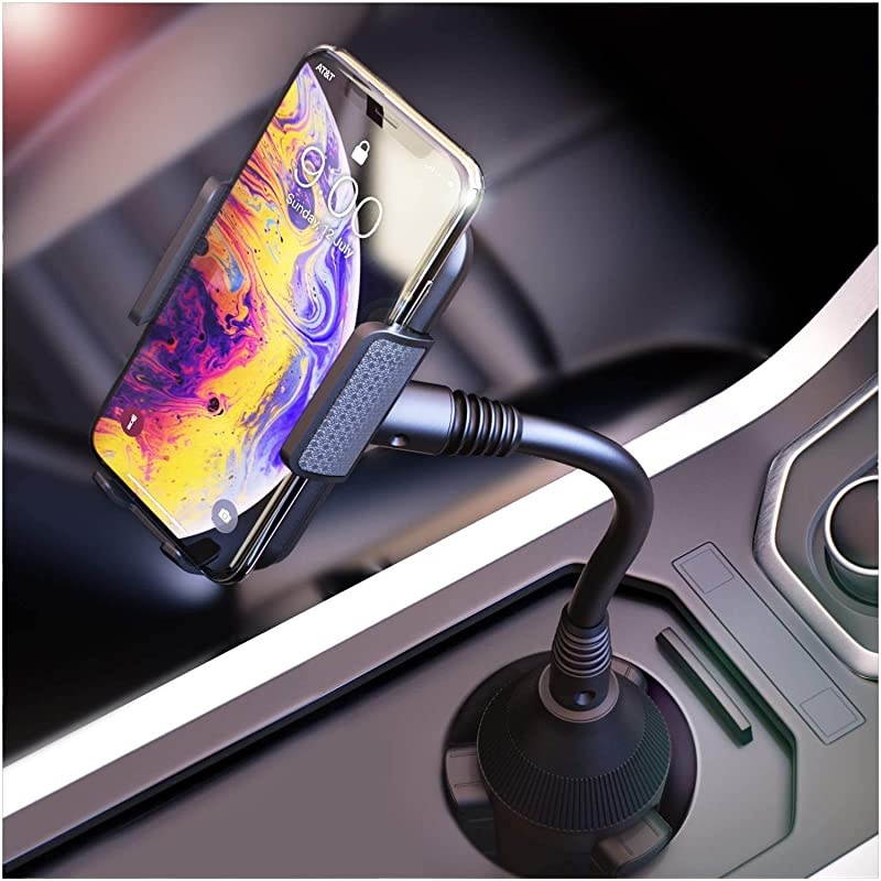 Cup Phone Holder For Car Cup Holder Phone Mount Phone Holder for Car Universal for iPhone 11 Pro Xs XS MAX XR X 8 7 6s Plus SE Galaxy S10 5G S10 S10E S9 LG Pixel HTC And All Smartphones