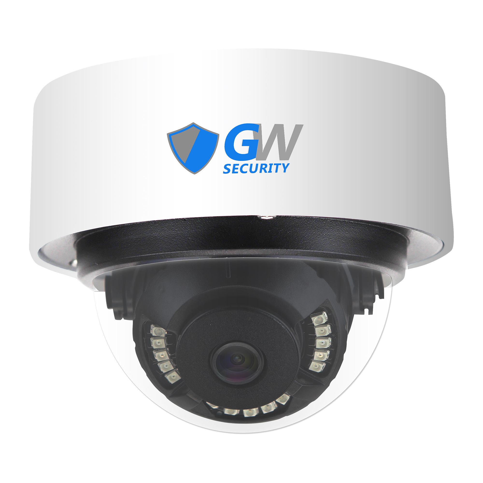 GW Security UltraHD 4K (3840 x 2160) 8MP Audio & Video PoE IP Camera, 4K High Resolution with 2.8mm Wide Angle Lens and Built-in Microphone for Audio Recording