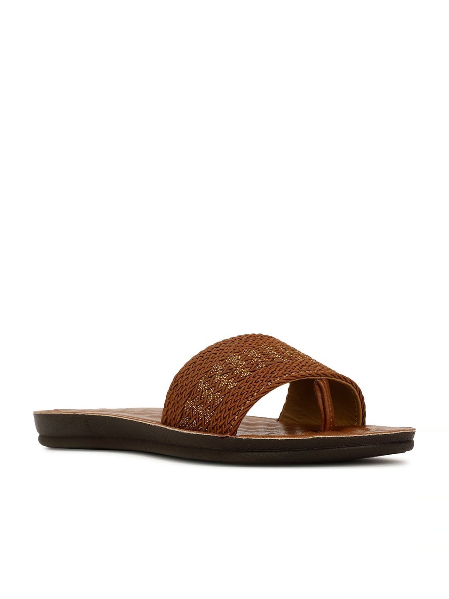 Bata Women's Moody Brown Thong Sandals