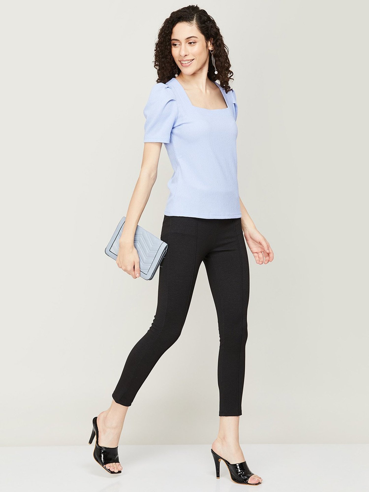 Code by Lifestyle Blue Regular Fit Top