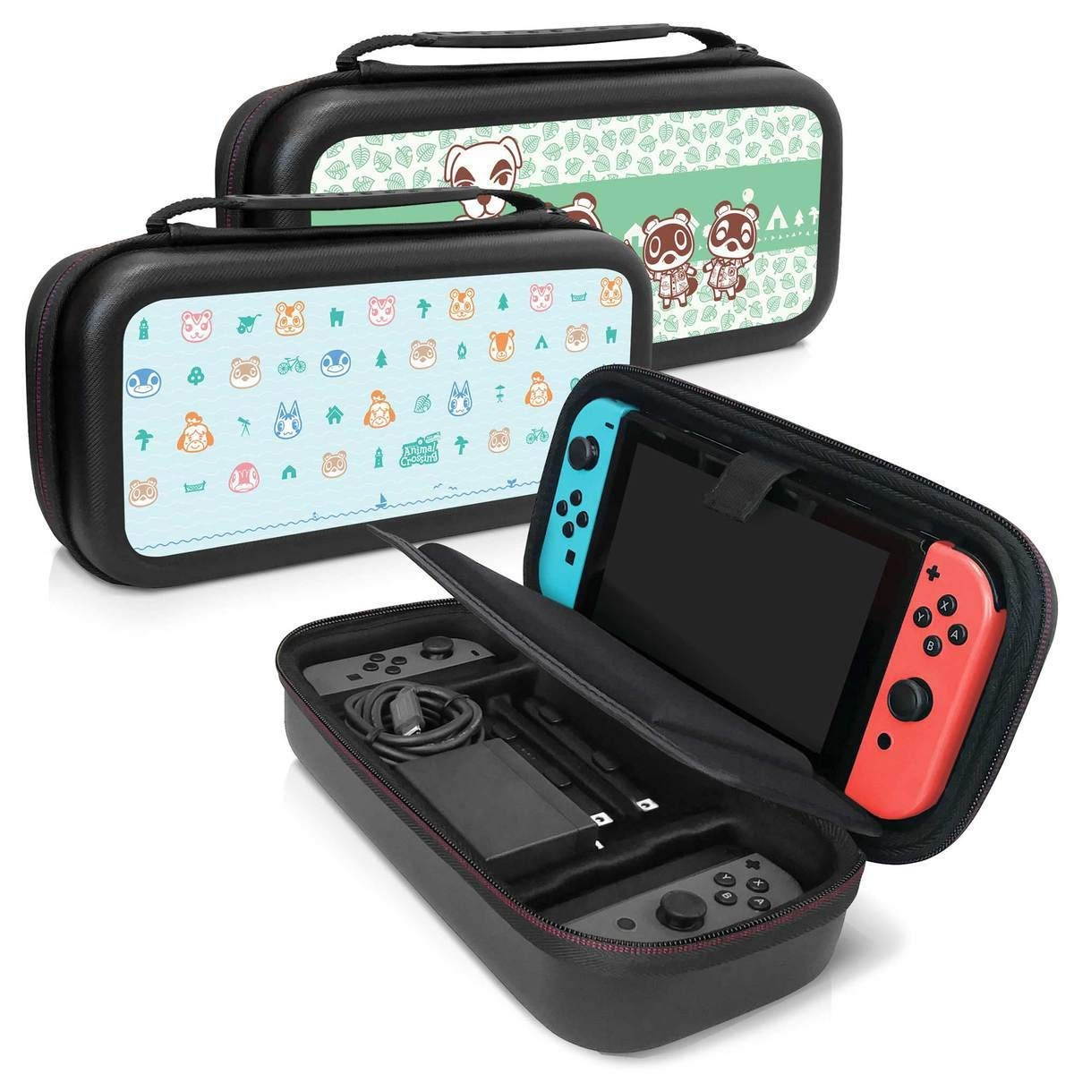 Controller Gear Protective Portable Hard Travel Carry Case Compatible with Nintendo Switch - Animal Crossing - Outdoor Pattern & Friends Case Skins - Nintendo Switch