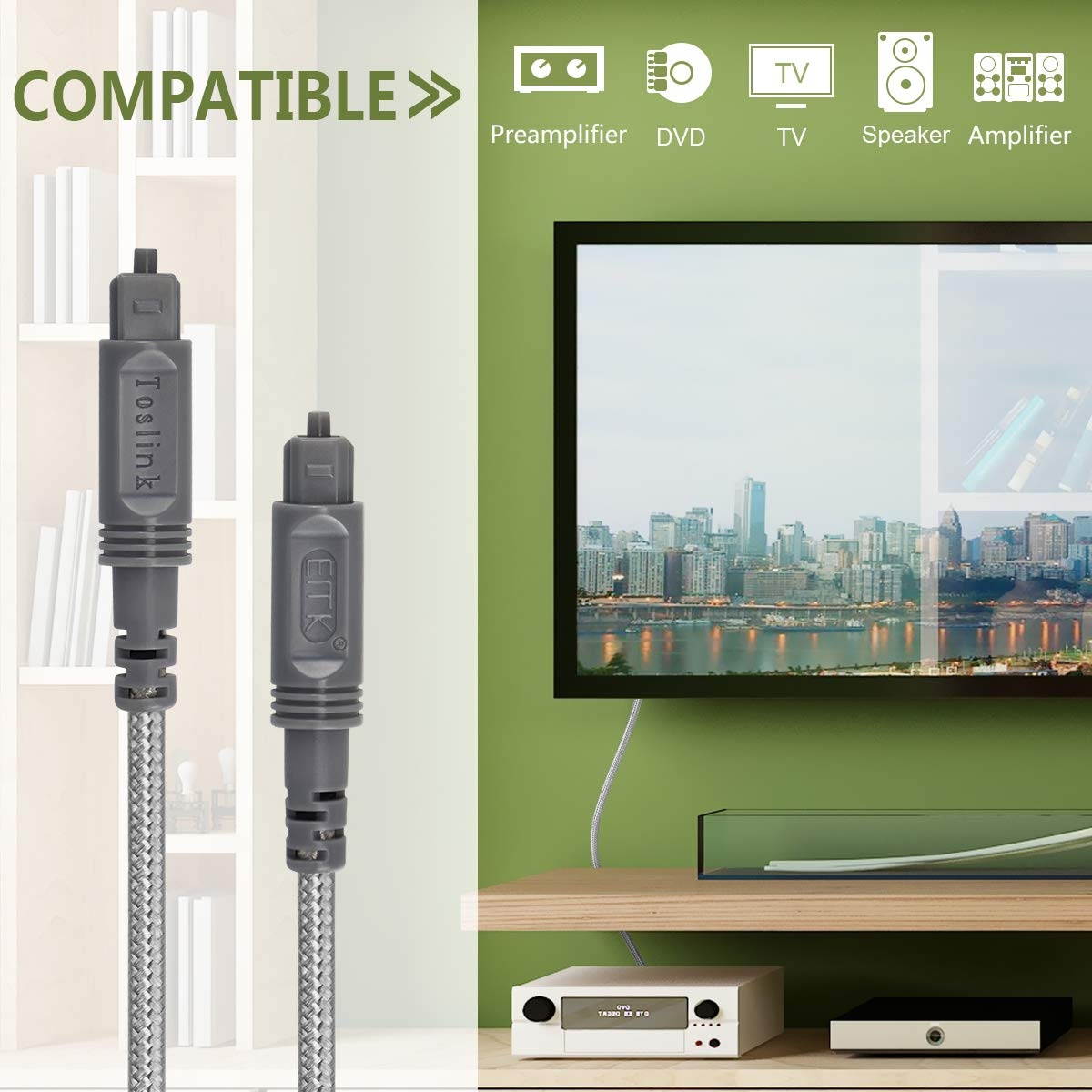 Monoprice OM4 Fiber Optic Cable - 15m (Meter) - LC/UPC-SC/UPC, Multi Mode, Duplex, 50/125 Type, 2.0mm, PVC