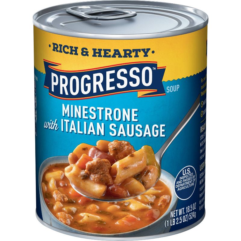 Progresso Rich & Hearty Minestrone with Italian Sausage Soup 18.5oz