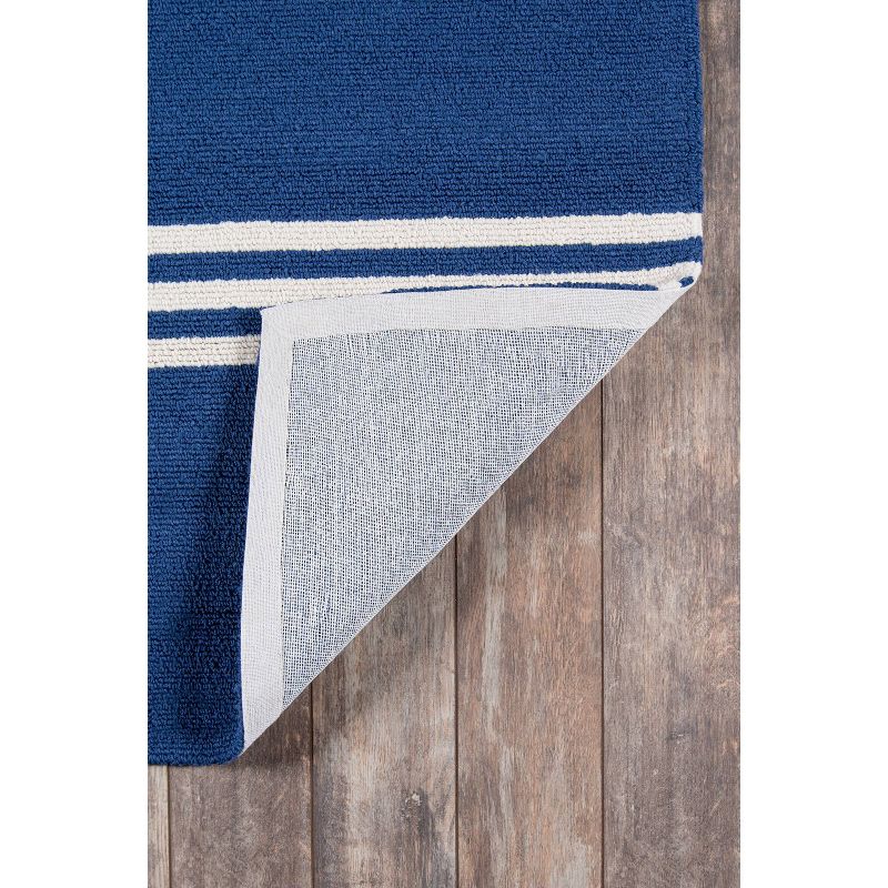 9' Round Veranda Maritime Rug Blue - Momeni