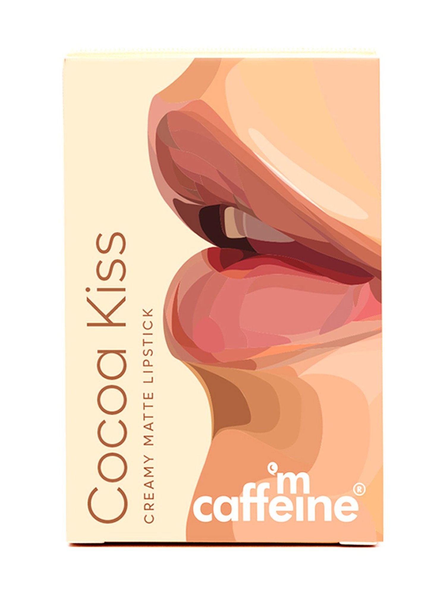 mCaffeine Cocoa Kiss Creamy Matte Lipstick Caramel Marvel - 4.2 gm