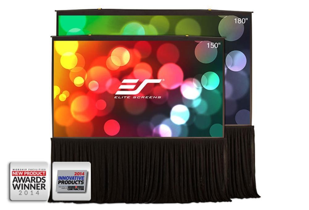 ELITE QS150HD Quickstage150 Pull Up Screen