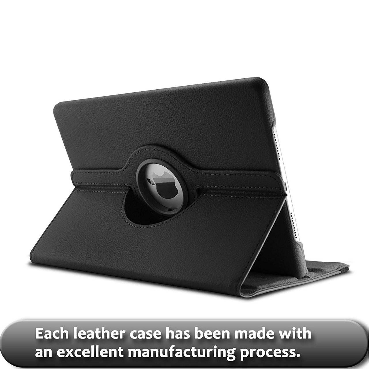 360 Degree Smart Rotary Leather Case for iPad Air 3 / iPad Pro 10.5 inch - Black