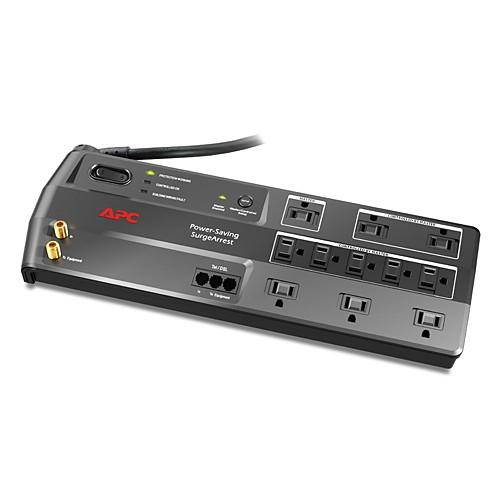 Schneider Electric It Usa, Inc. P11GTV Power-Saving Performance SurgeArrest Surge Protector, 11 Outlets, 3400 J