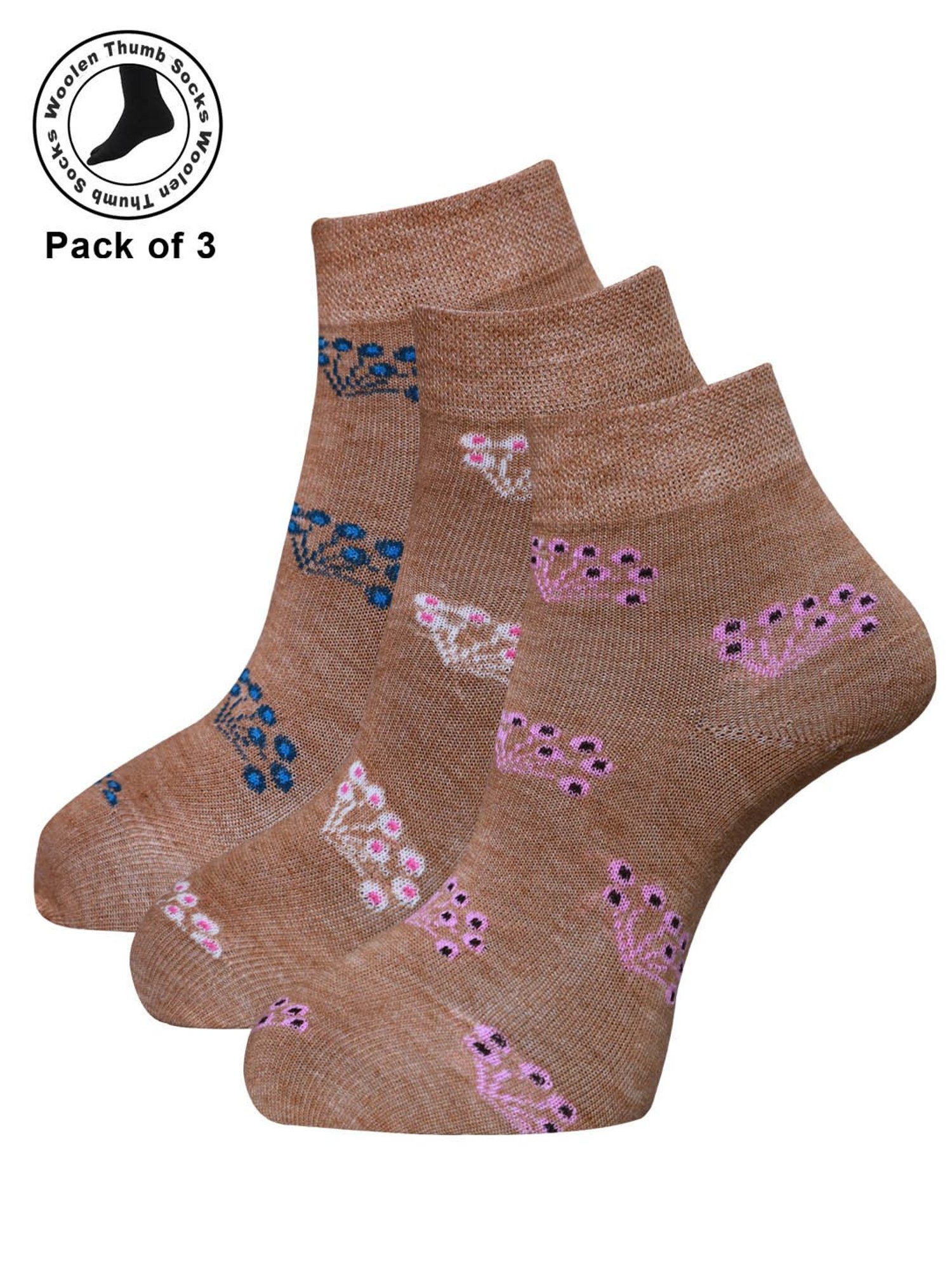 Dollar Assorted Socks - Pack of 3