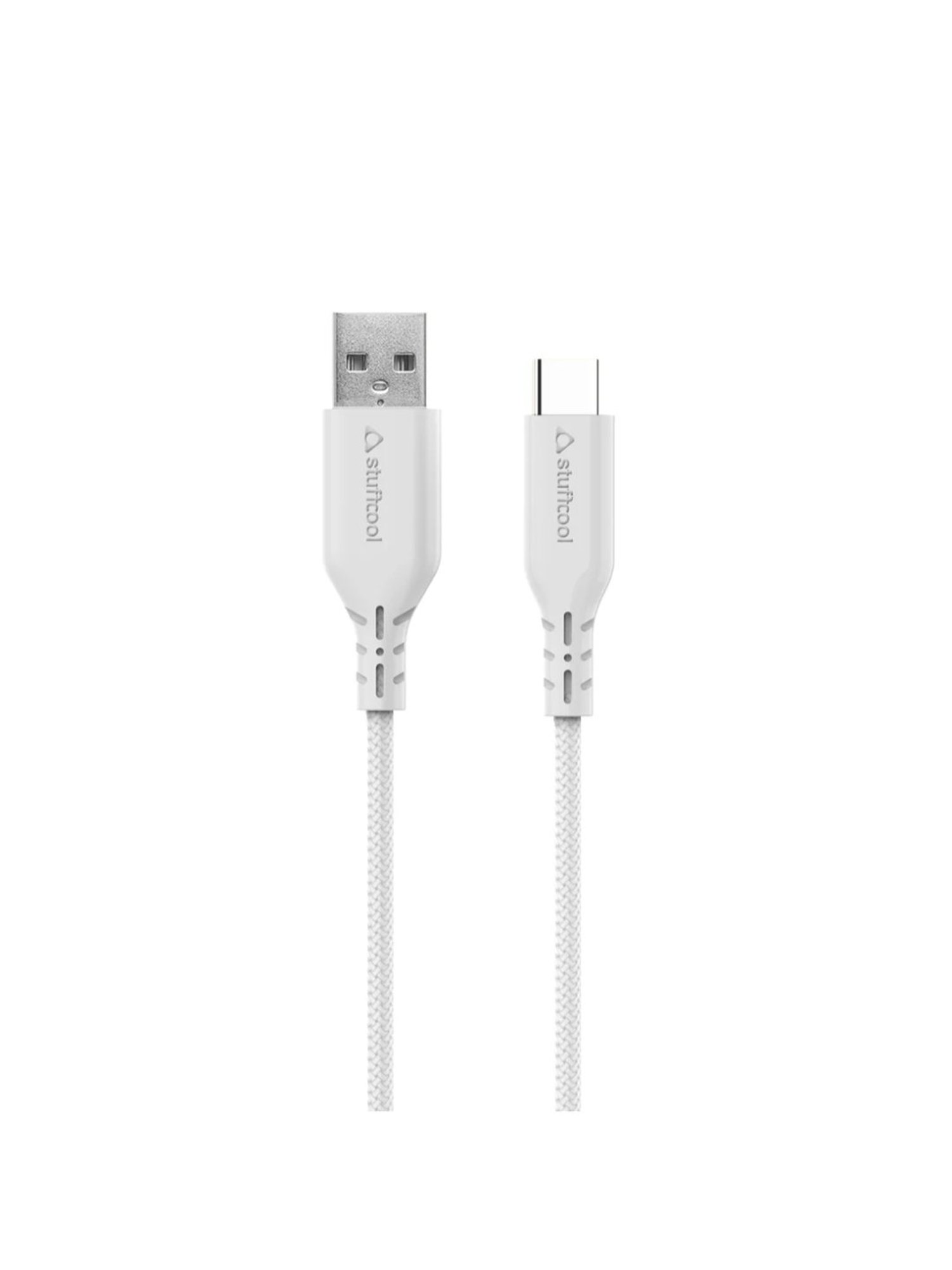 Stuffcool Alto USB A to C 6.5A 1.2 Meter Cable (White)