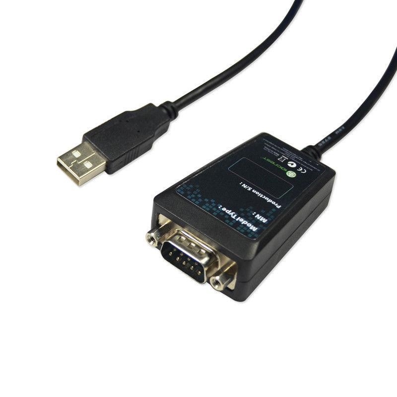 USB 2.0 to Serial RS-232 DB9 9Pin Adapter Converter Cable FTDI Chipset Length 1M