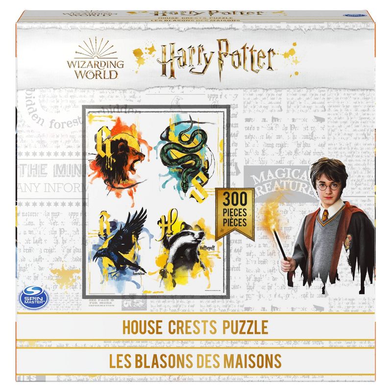 Spin Master Harry Potter: House Crests Jigsaw Puzzle - 300pc