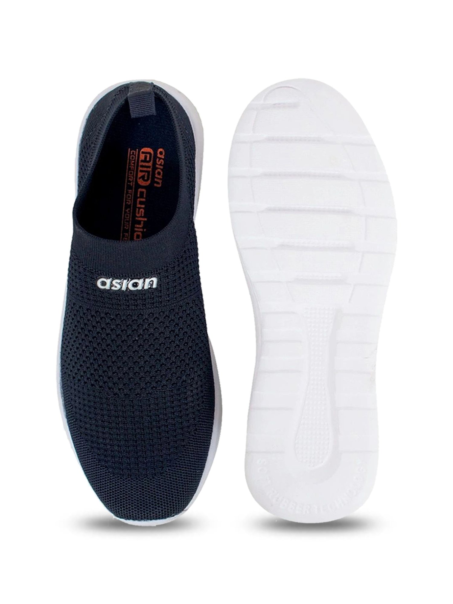 Asian Men's Navy Walking Shoes