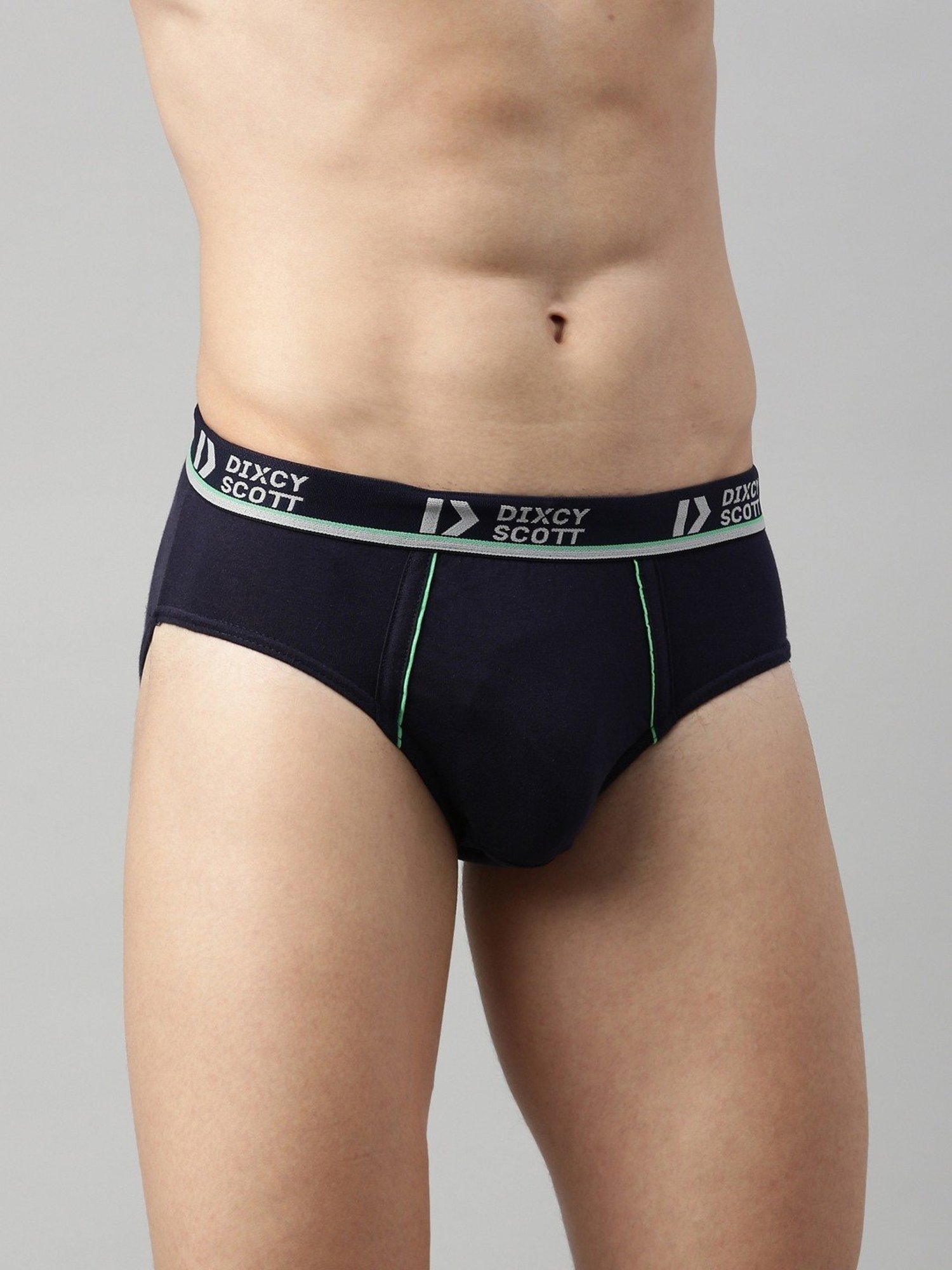 Dixcy Scott Originals Multi Cotton Regular Fit Briefs - Pack Of 3