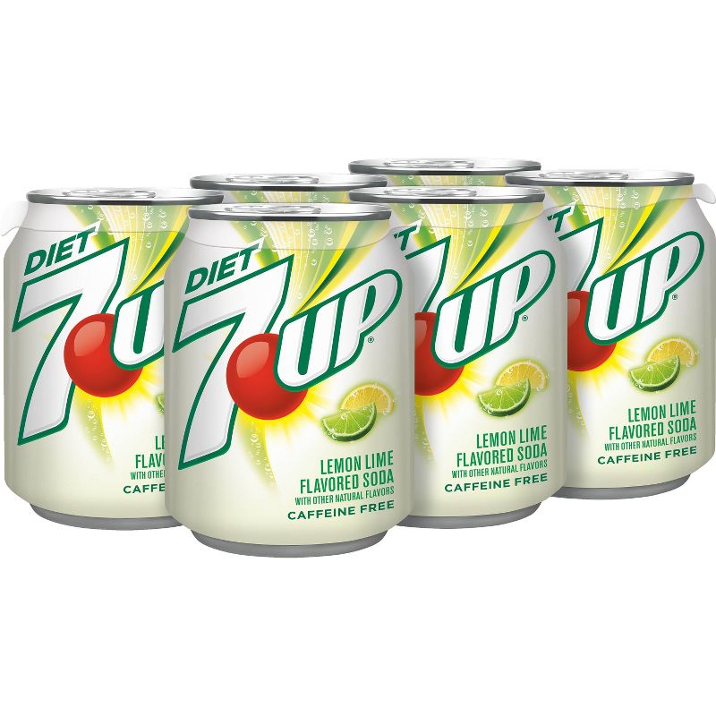 Diet 7UP Soda - 6pk/8 fl oz Cans