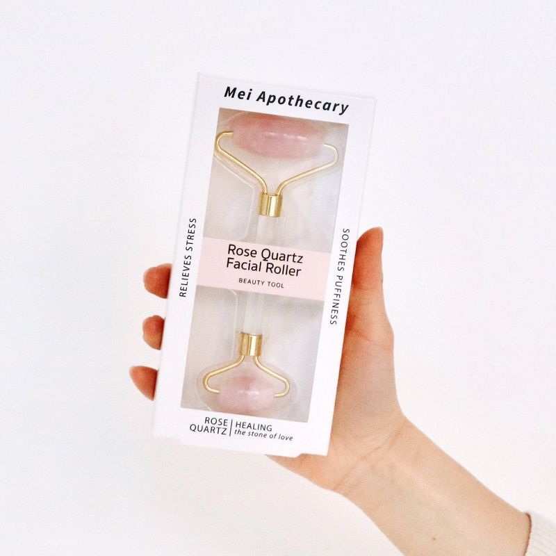 Mei Apothecary Rose Quartz Facial Roller