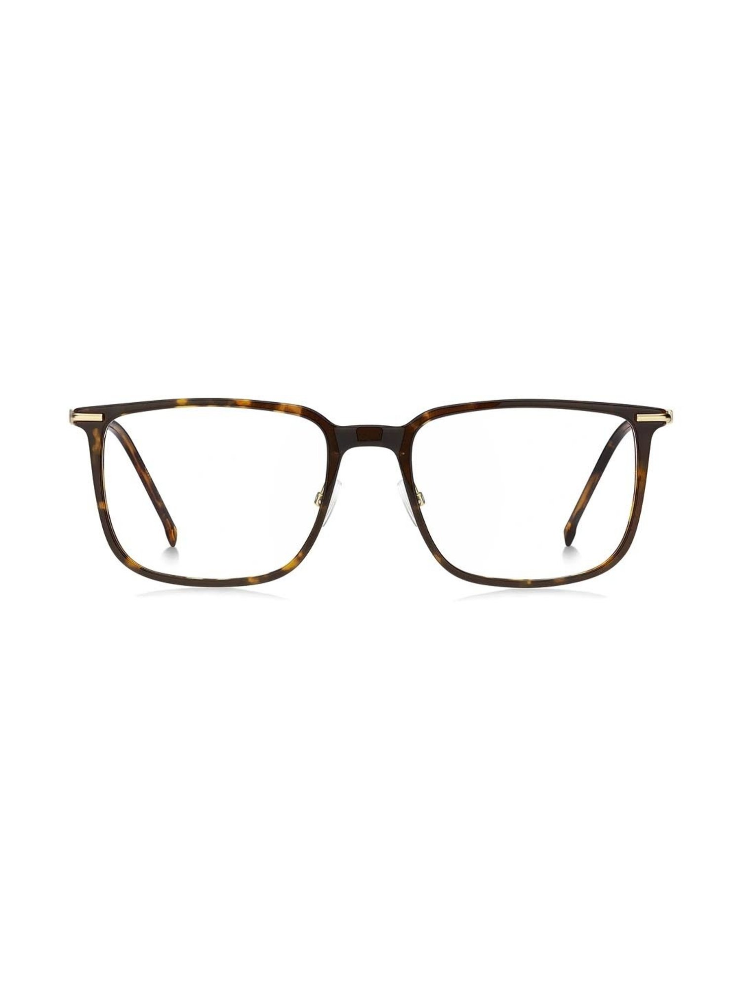 Hugo Boss Brown Square Eye Frames for Men