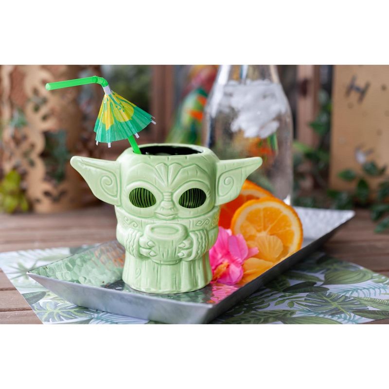 Beeline Creative Geeki Tikis Star Wars: The Mandalorian The Child "Baby Yoda" Mug | 16 Ounces