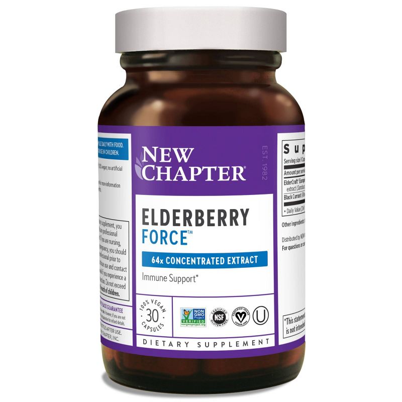New Chapter Elderberry Force Supplement - 30ct