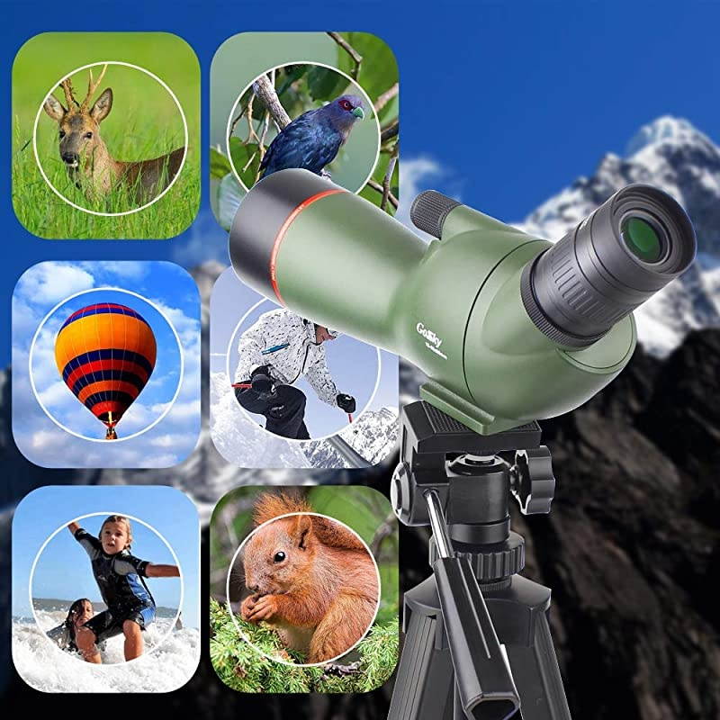1545x60 Spotting Scope High Definition Waterproof Spotter Scope for Bird Watching Target Shooting Animal Watching Hunting Archery and Other Outdoor Activities